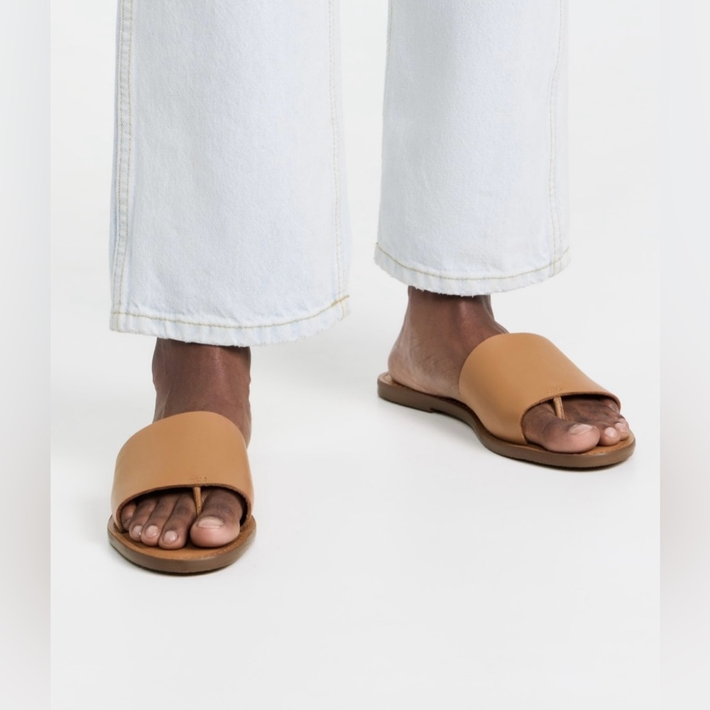 NEW Madewell Boardwalk Post Slides (size 8.5)